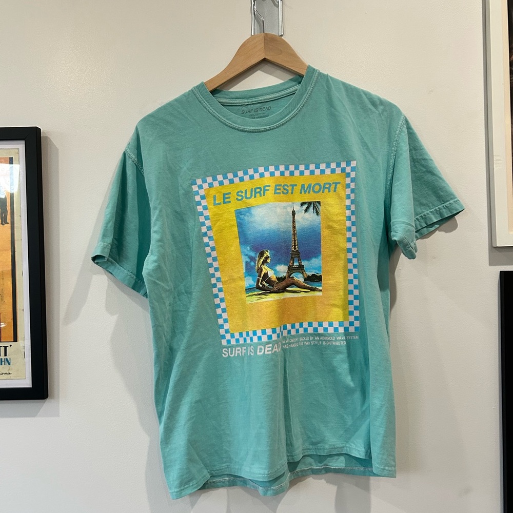 Teal Graphic Tee
